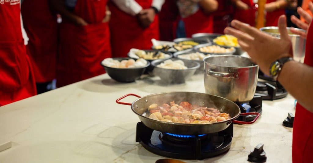Cours de cuisine catalane à barcelone pour débutants : apprendre les saveurs locales facilement 2 participez à une cours de cuisine catalane pour découvrir les saveurs authentiques, apprendre des recettes traditionnelles et maîtriser les techniques culinaires typiques de la catalogne.